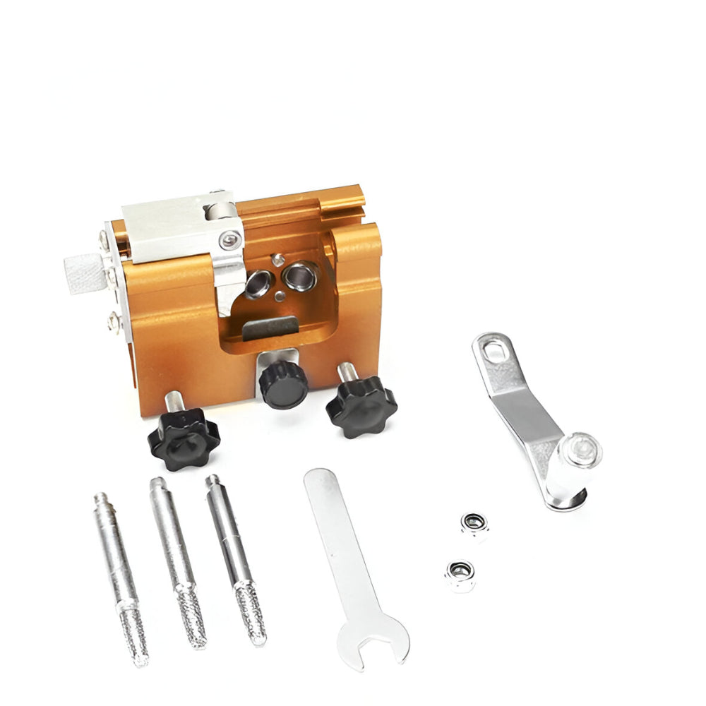 Chainsaw Sharpener Jig Guide Clamp Precision Chain Grinding Tool