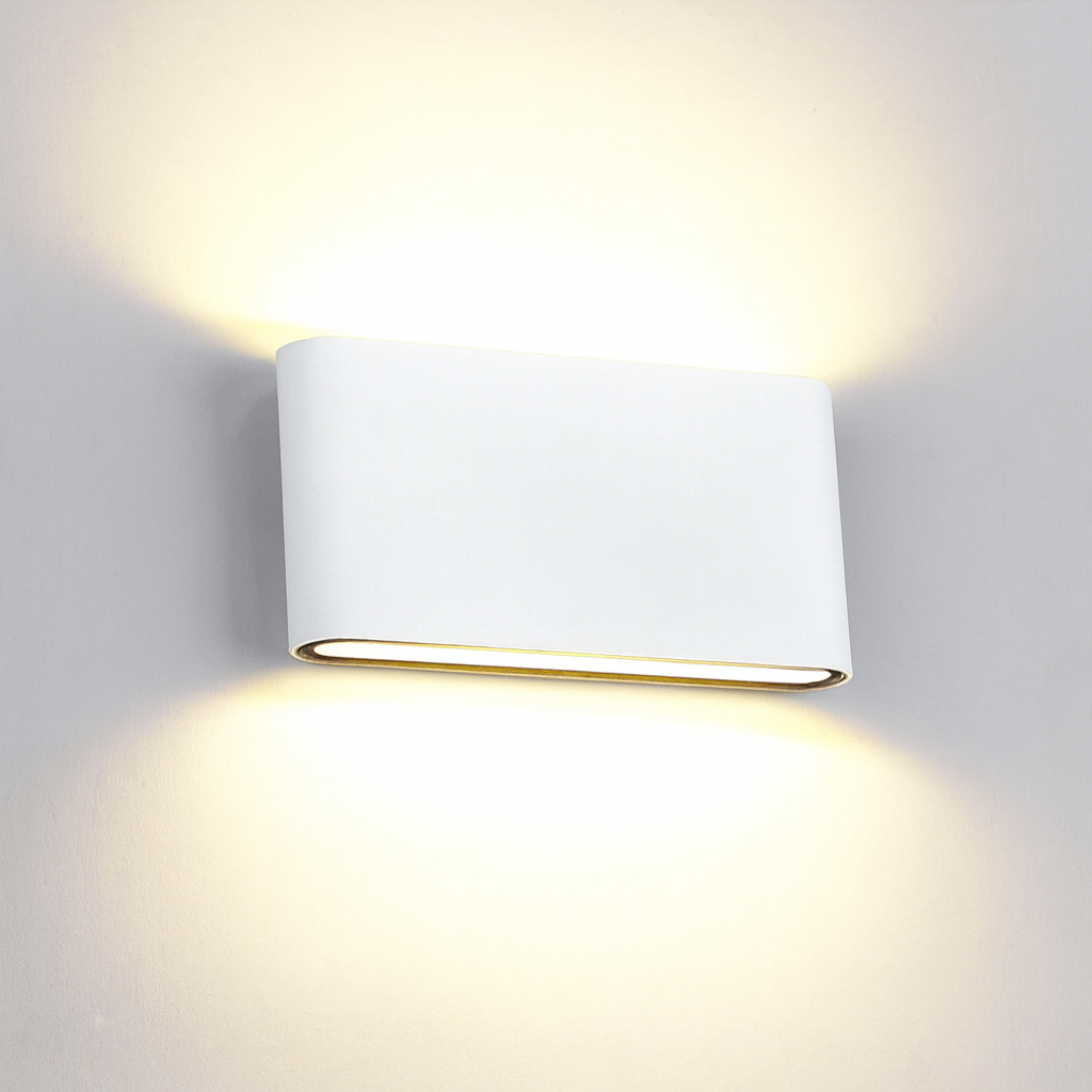 AeroBeam | Lampada da Parete Impermeabile per Esterni | Alluminio Resistente, a Risparmio Energetico