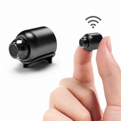 Trådløst Mini Sikkerhedskamera med Natvision Indendørs HD Monitor
