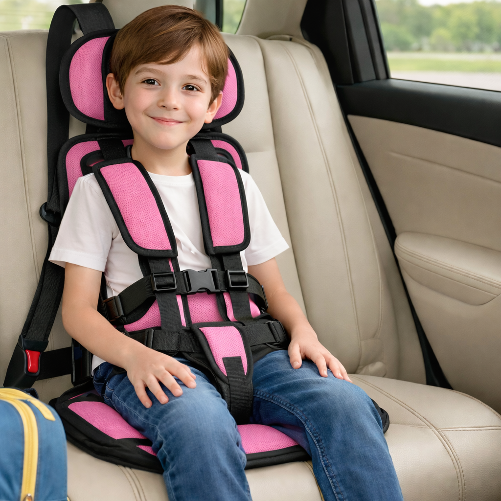 Car Seat Booster Portable Travel Safety Harness Kids