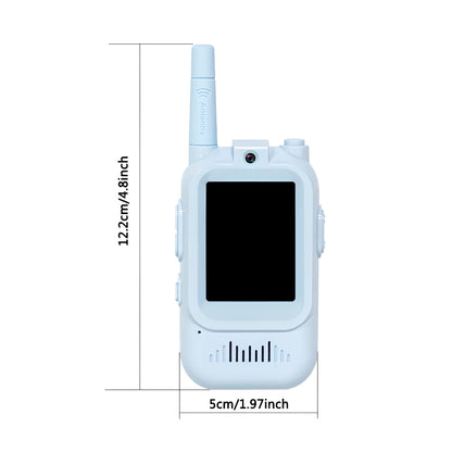 Videocamera giocattolo walkie talkie ricaricabile per bambini