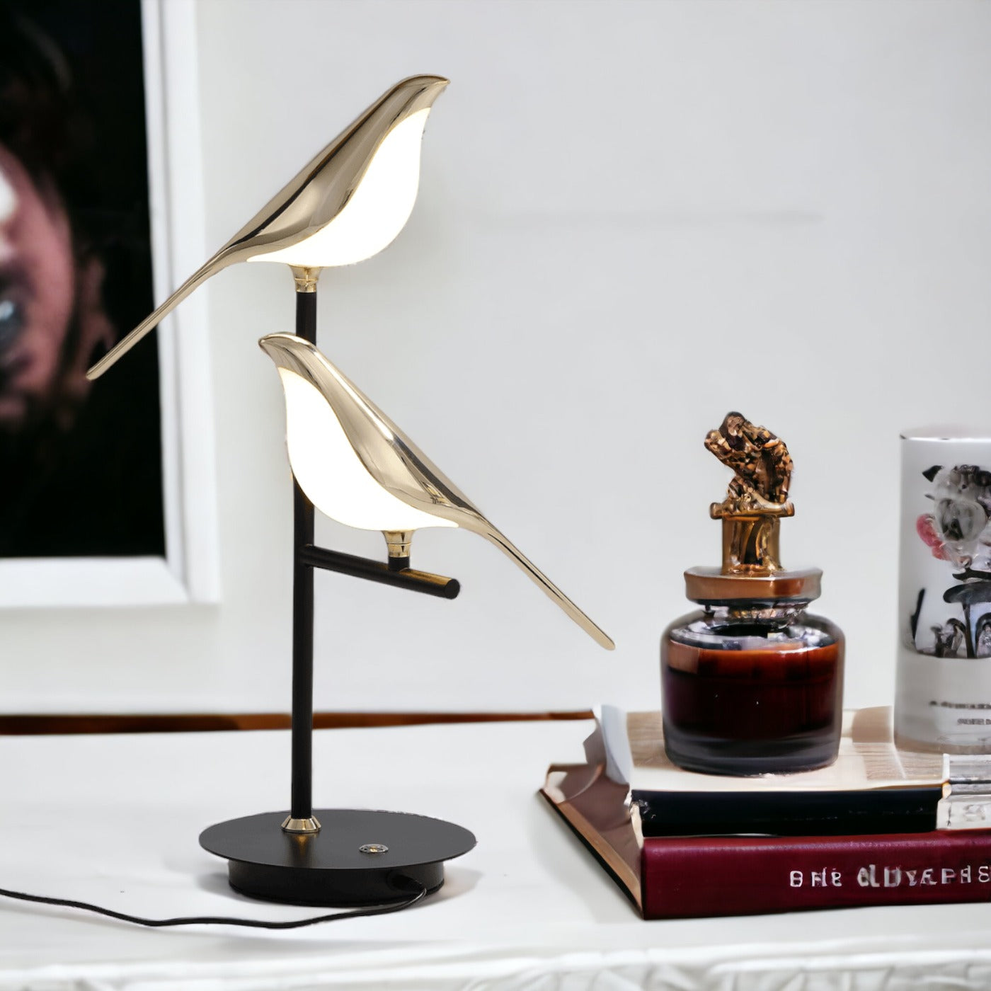 Lampa de perete Golden Birdlight | Aplica de perete LED nordică modernă