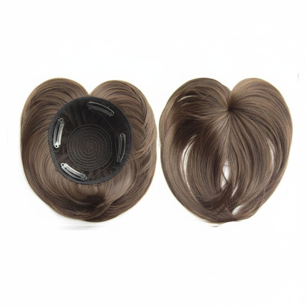 Aplique Cabelo Clip In Volume Natural Cobertura Falhas Topo