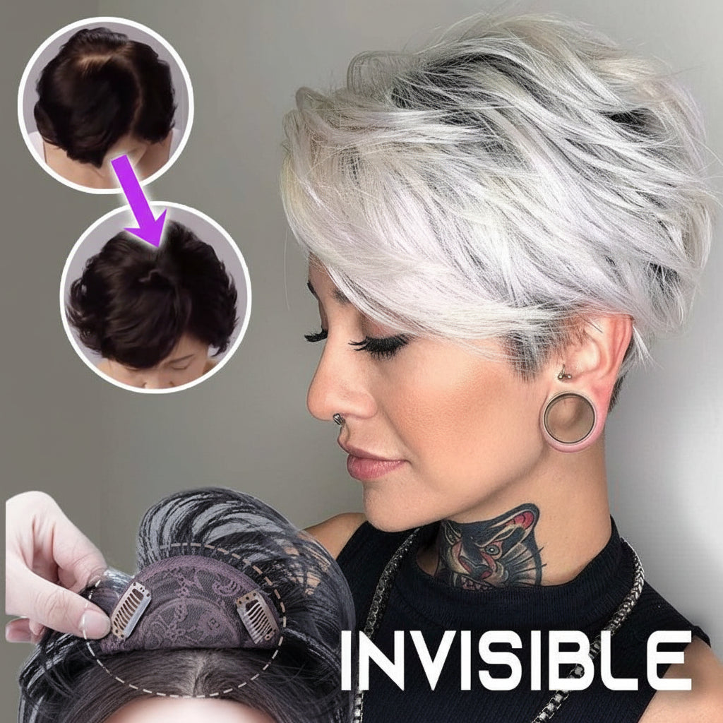 Aplique Cabelo Clip In Volume Natural Cobertura Falhas Topo