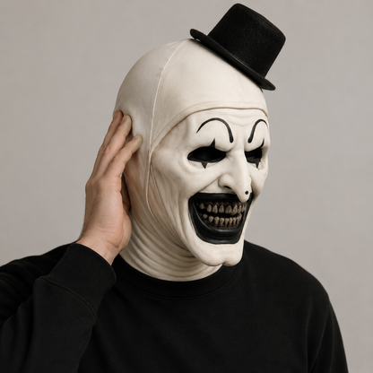 Máscara de Palhaço para Halloween, Fantasia de Horror para Cosplay
