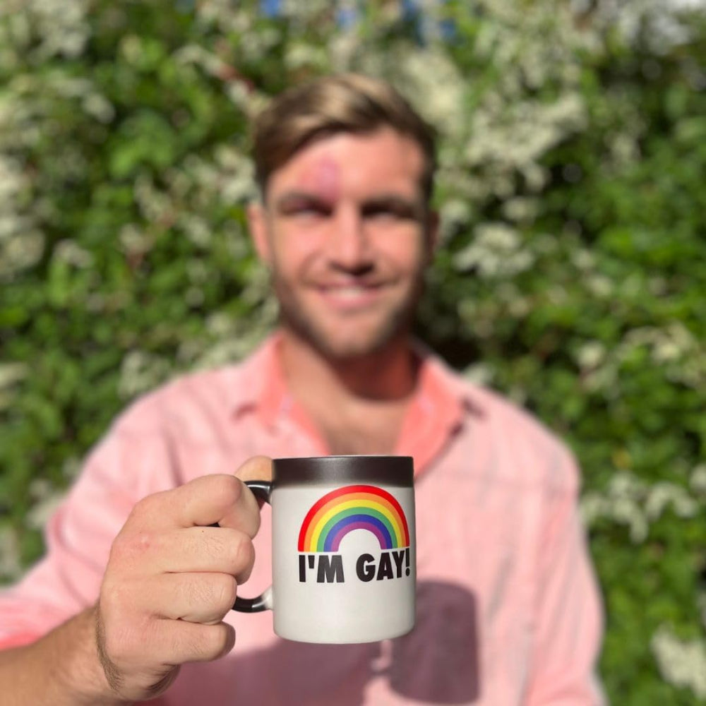 Tazza da caffè in ceramica che cambia colore con il calore, regalo scherzoso