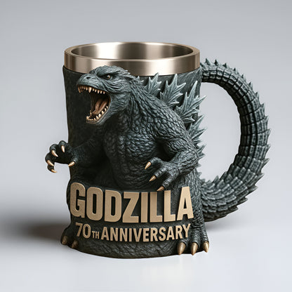 Tazza Caffè Ceramica Mostro 3D Decorativa