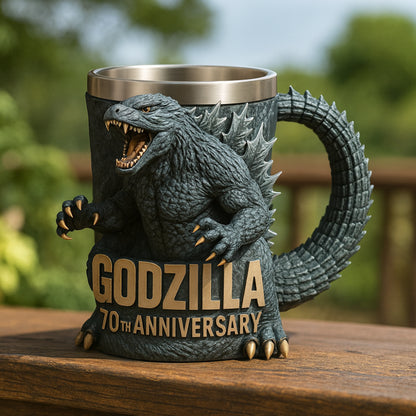 Tazza Caffè Ceramica Mostro 3D Decorativa