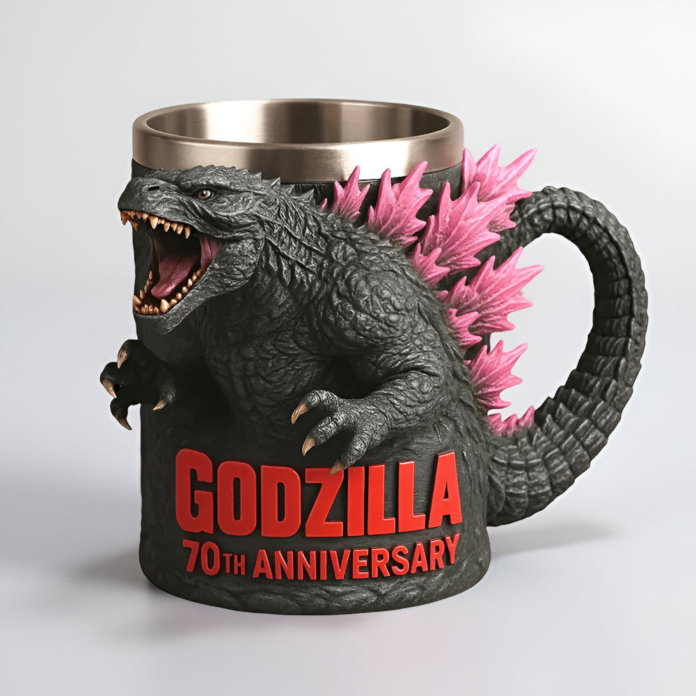 Tazza Caffè Ceramica Mostro 3D Decorativa