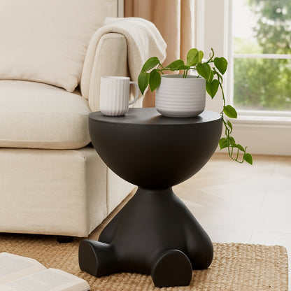 Rund Sofabord Moderne Side Accent Skammel Stil