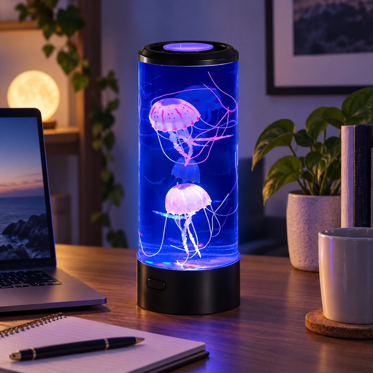 Color Changing Jellyfish Lamp USB Powered Aquarium Decor