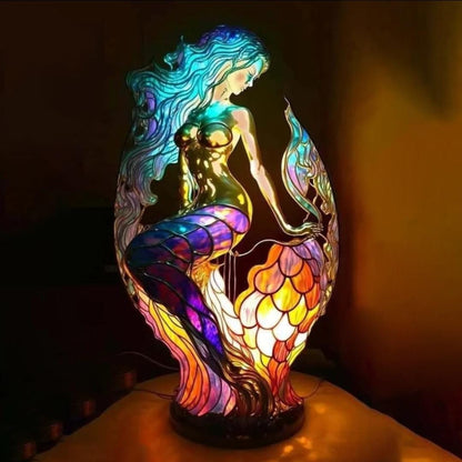 Colorful Stained Glass Animal Lamp Decorative Table Lamp 13