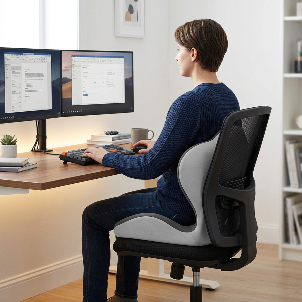 Bequemes Sitz- und Rückenstützkissen für Gaming-Stühle