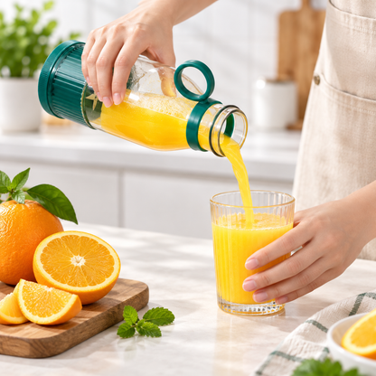 Kompakt smoothie-mixer, personlig og bærbar