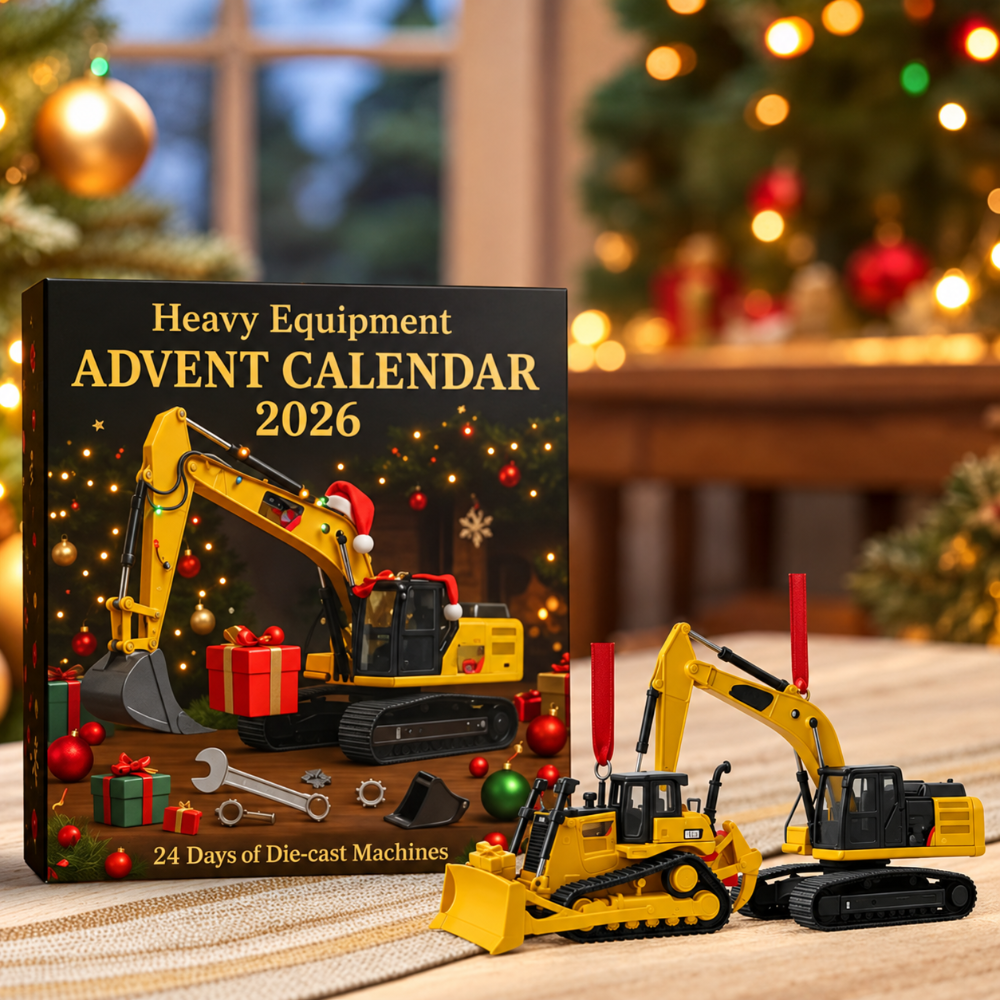 Calendario de Adviento de Maquinaria de Construcción Mini Modelos Fundidos