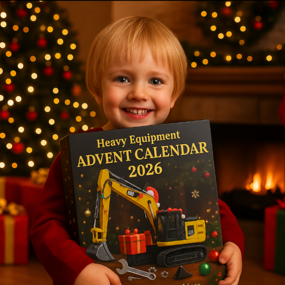 Calendario de Adviento de Maquinaria de Construcción Mini Modelos Fundidos