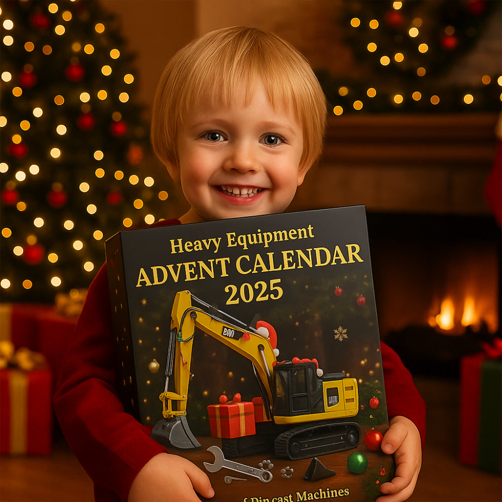 Construction Machinery Advent Calendar 2025 with 24 Die-Cast Vehicles 0