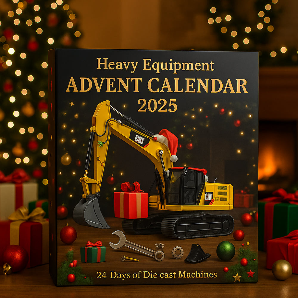 Construction Machinery Advent Calendar 2025 with 24 Die-Cast Vehicles 1