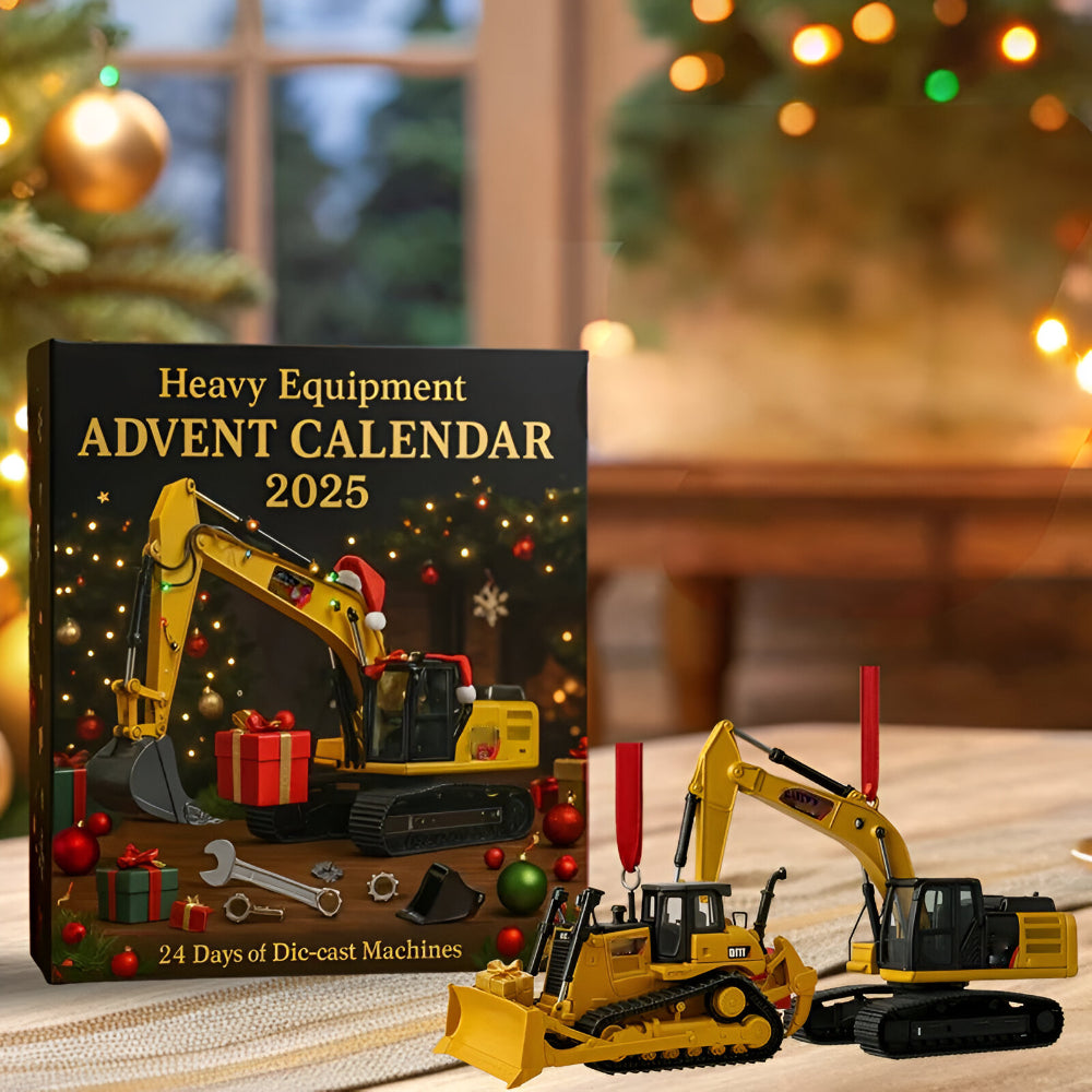 Construction Machinery Advent Calendar 2025 with 24 Die-Cast Vehicles 4