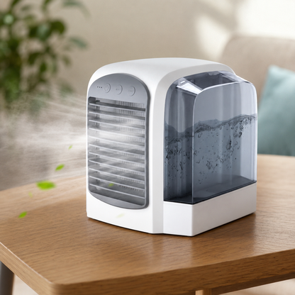 Ventilador portátil oscilante enfriador evaporativo de aire