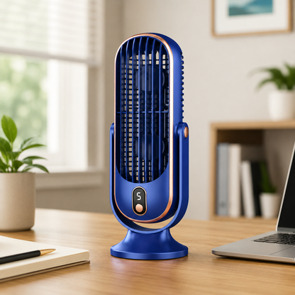 Bærbar batteridrevet ventilator USB bordventilator