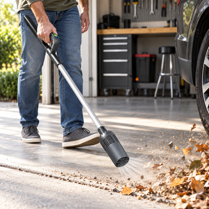 Cordless Air Broom Lightweight Outdoor Cleaning Tool
