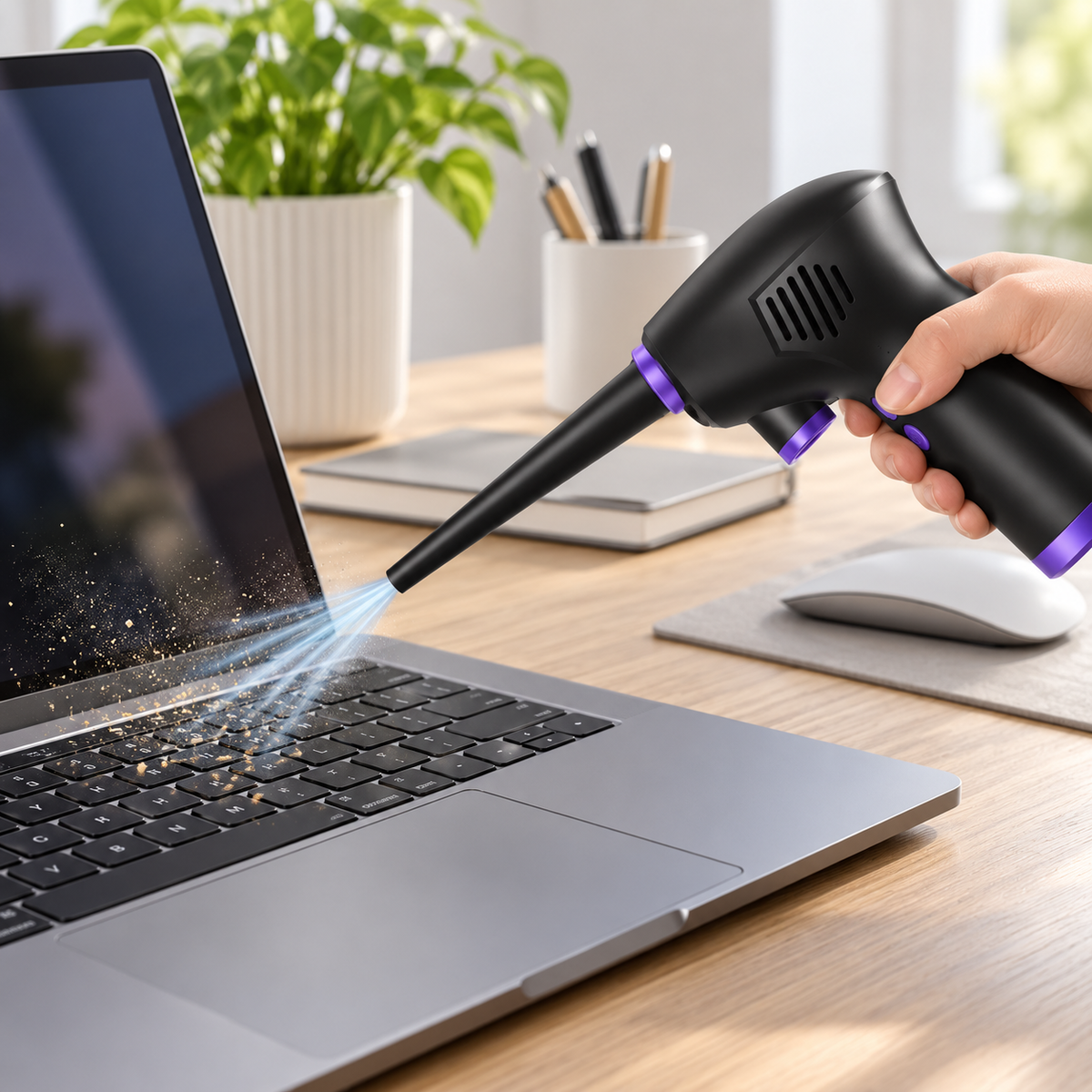 Cordless Air Duster Portable USB Rechargeable Handheld