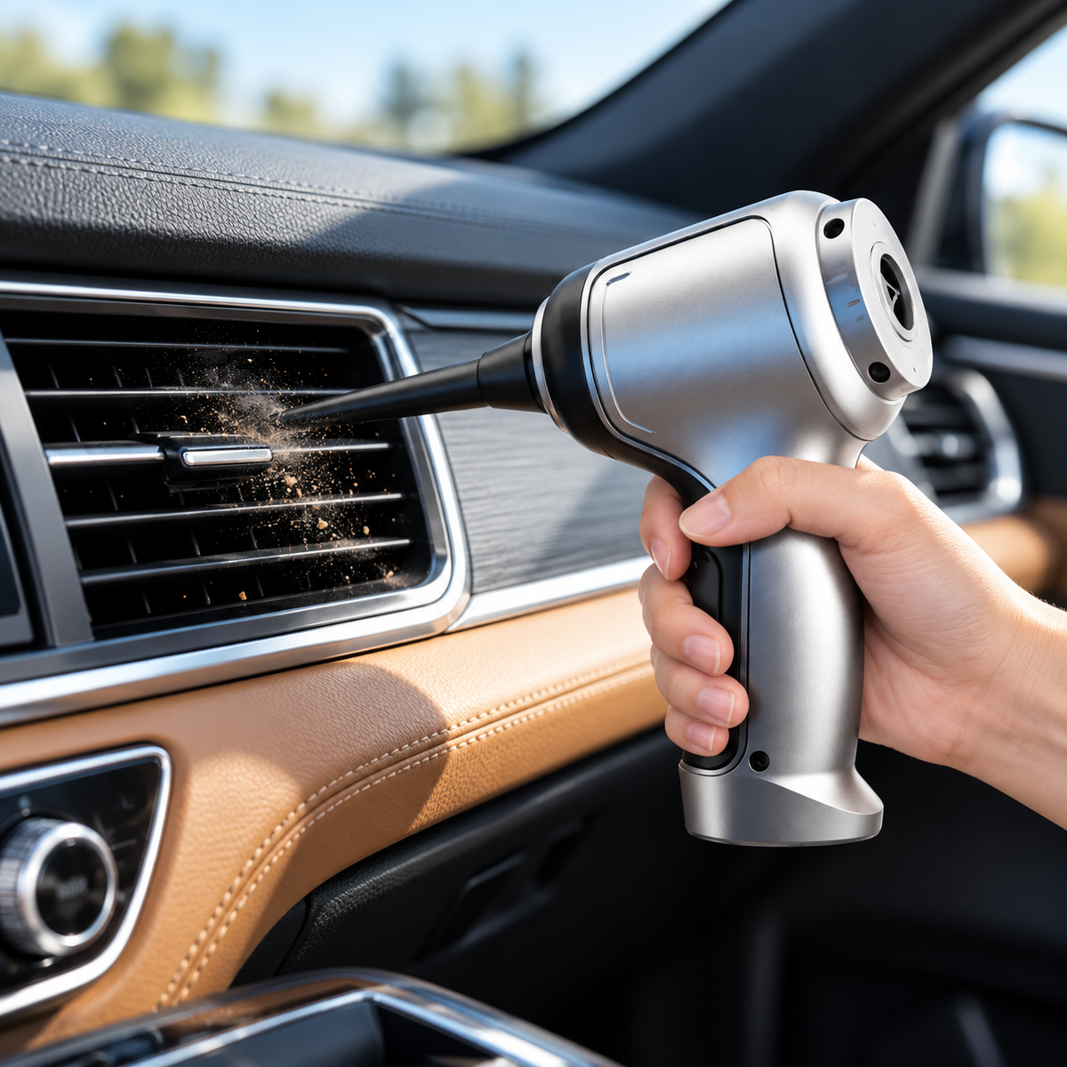 Cordless Car Vacuum Cleaner Portable Compact Design