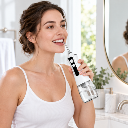 Cordless Water Flosser Portable Travel Friendly Compact