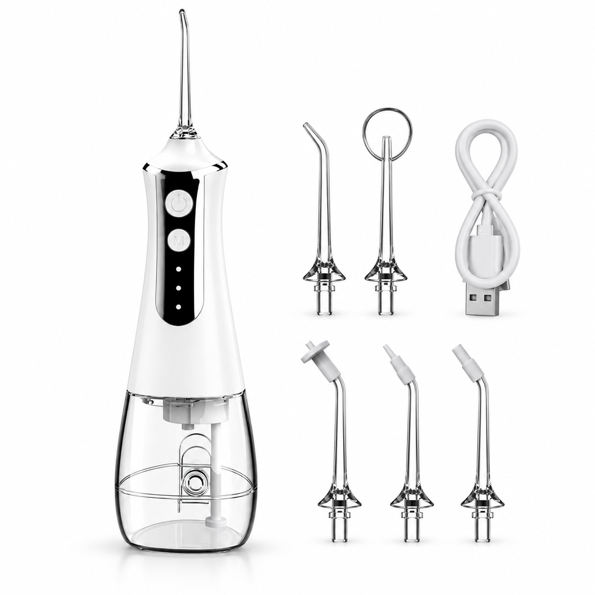 Cordless Water Flosser Portable Travel Friendly Compact