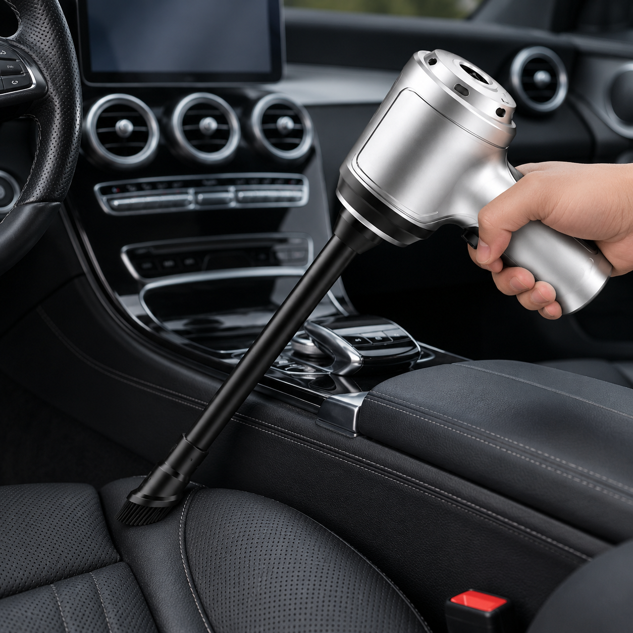 Aspiradora inalámbrica para automóvil, portátil y de mano, con diseño compacto