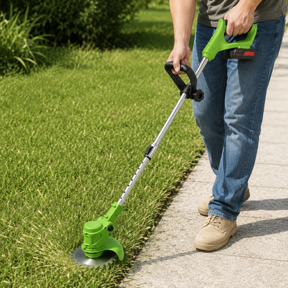 Cordless Grass Trimmer Ergonomic Adjustable Handle
