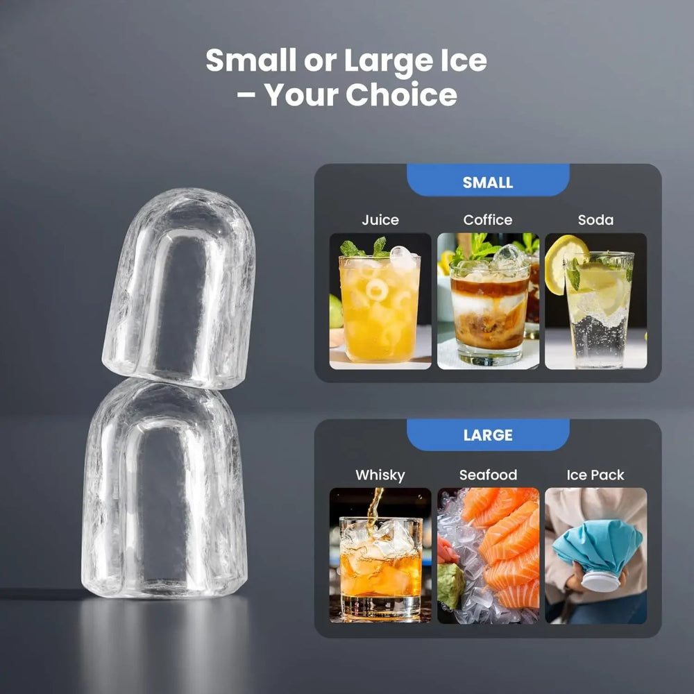 Countertop Ice Maker Ice Machine Compact Portable Countertop - Image 3