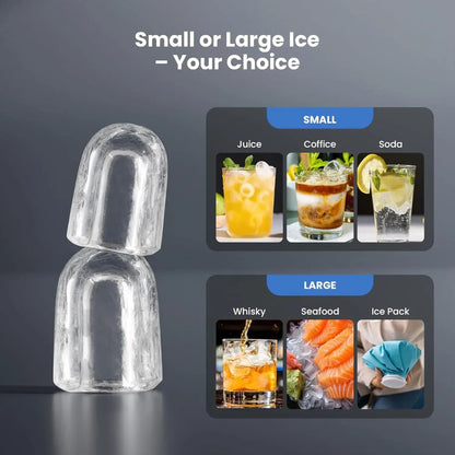 Countertop Ice Maker Ice Machine Compact Portable Countertop - Image 3
