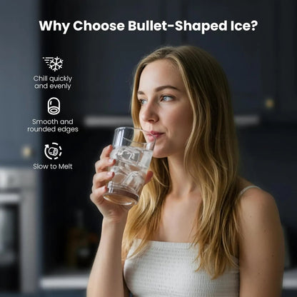 Countertop Ice Maker Ice Machine Compact Portable Countertop - Image 5