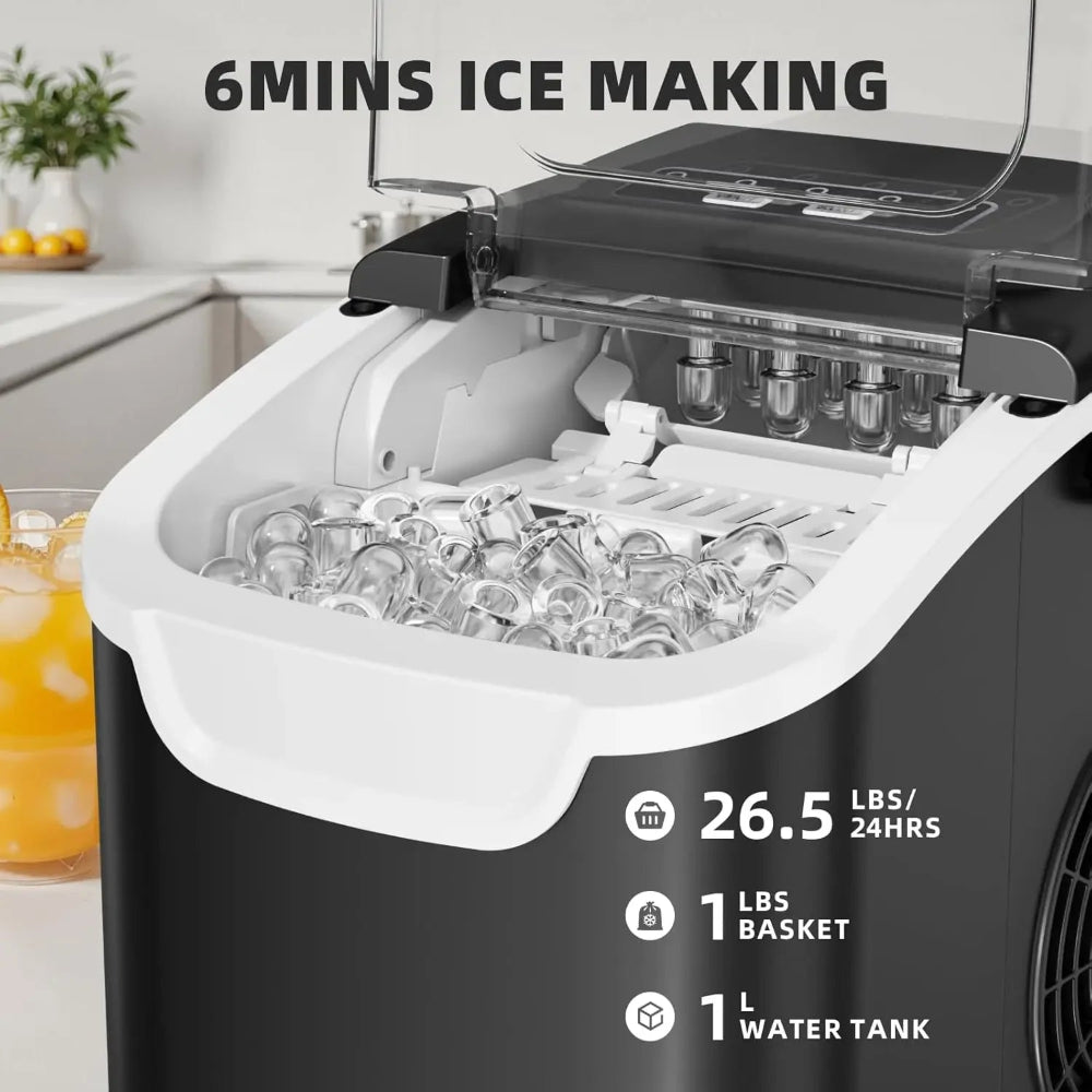 Countertop Ice Maker Ice Machine Compact Portable Fast - Image 2