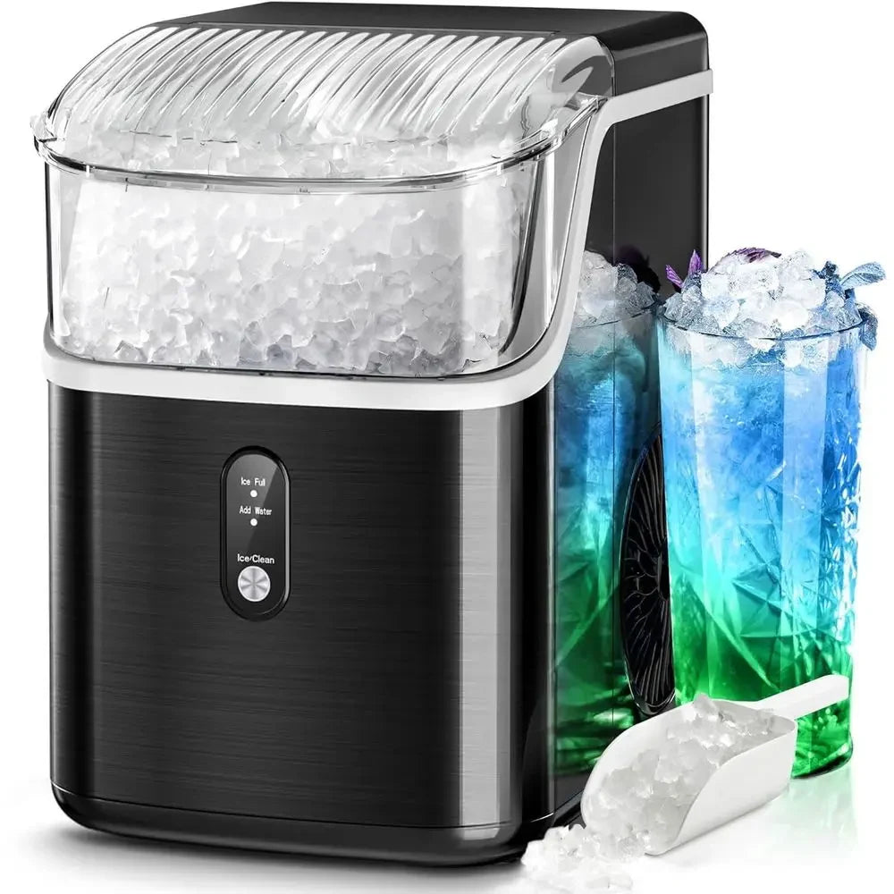 Countertop Ice Maker Nugget Portable Compact Fast Chewable Ice - Image 1