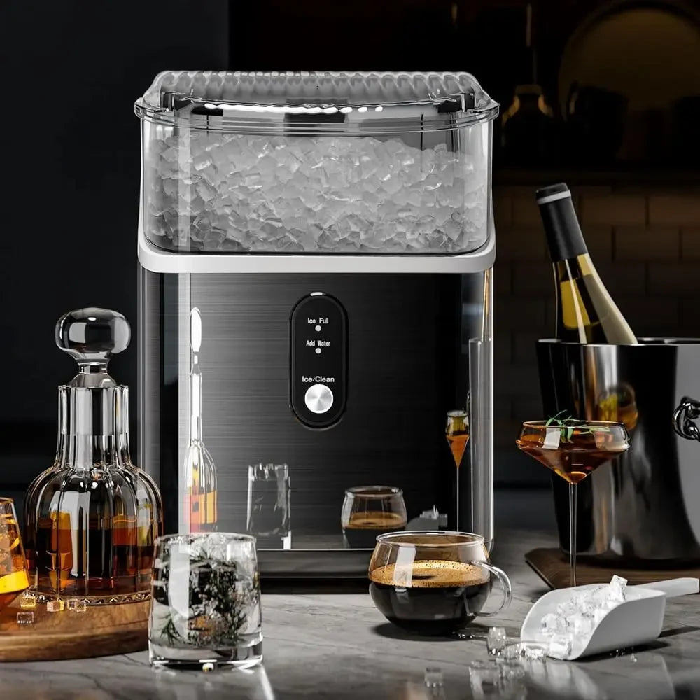 Countertop Ice Maker Nugget Portable Compact Fast Chewable Ice - Image 3