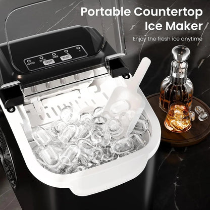 Countertop Ice Maker Nugget Portable Compact Kitchen - Image 2