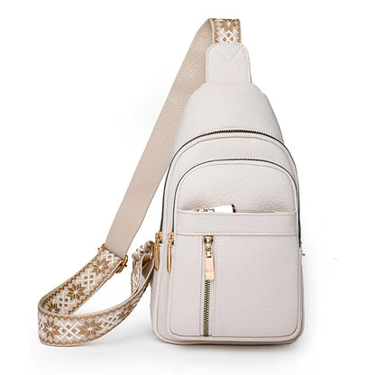 Crossbody taske med tyverisikring, skuldertaske til rejse