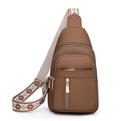 Crossbody taske med tyverisikring, skuldertaske til rejse