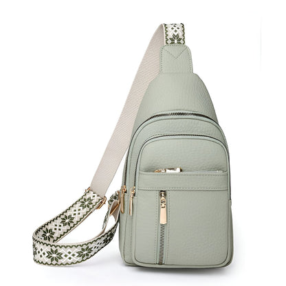 Crossbody taske med tyverisikring, skuldertaske til rejse