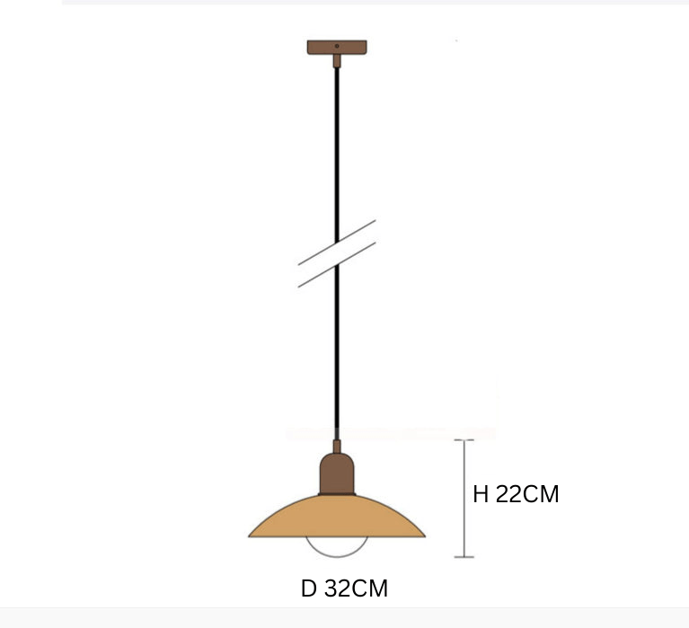 Macaron Bauhaus Pendel | Moderne Farverig Loftlampe