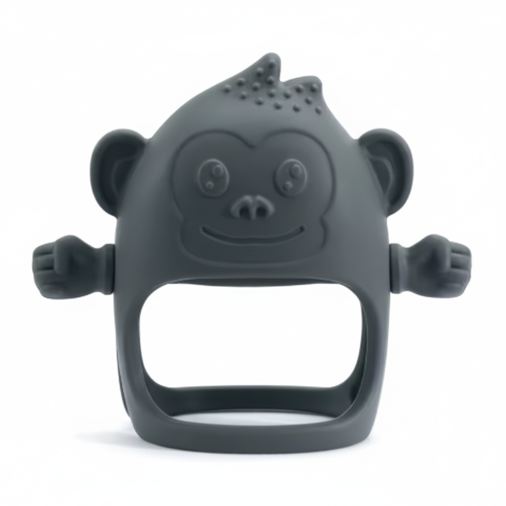 Baby Teething Mitten Silicone Chew Glove Soothing Sore Gums