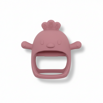 Baby Teething Mitten Silicone Chew Glove Soothing Sore Gums