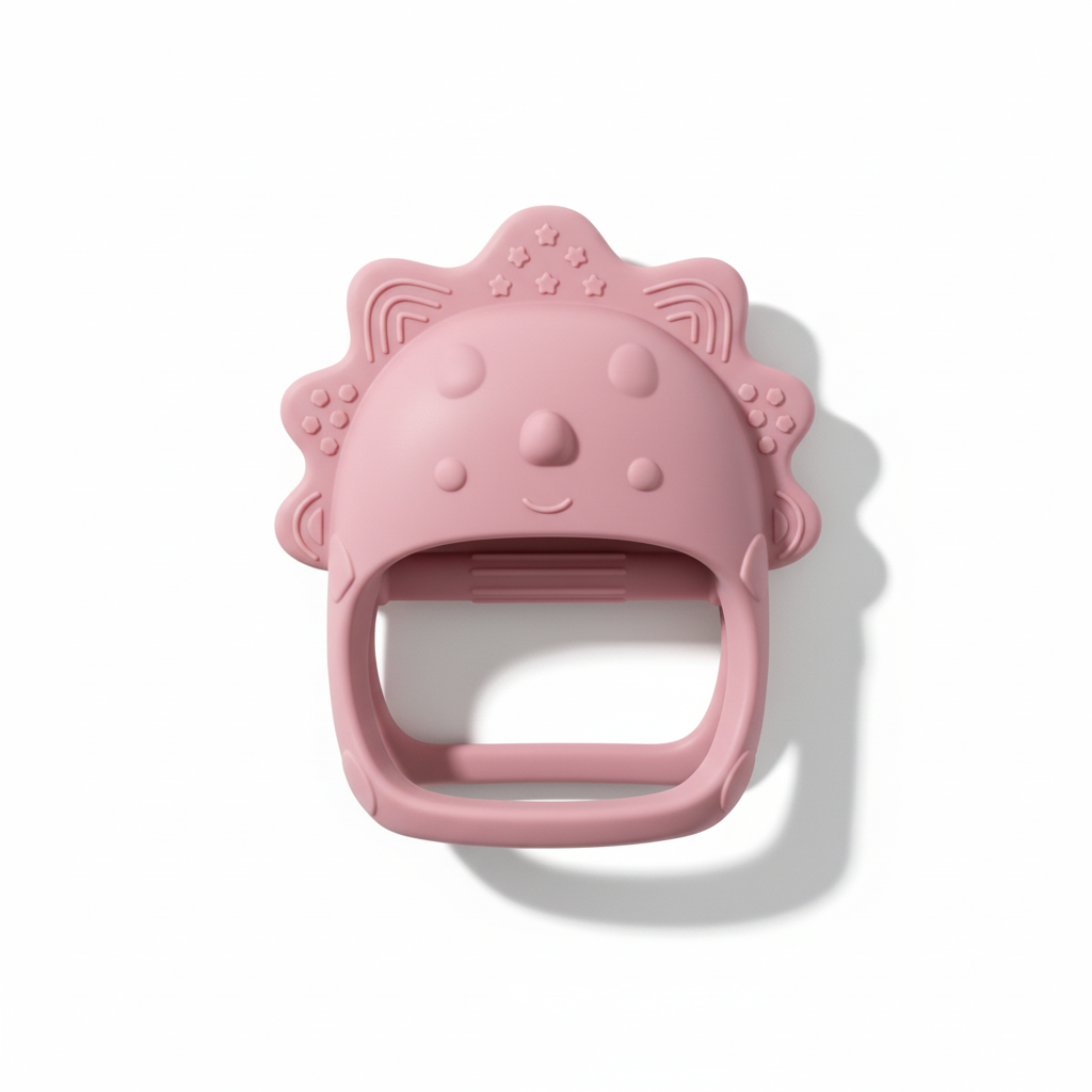 Baby Teething Mitten Silicone Chew Glove Soothing Sore Gums