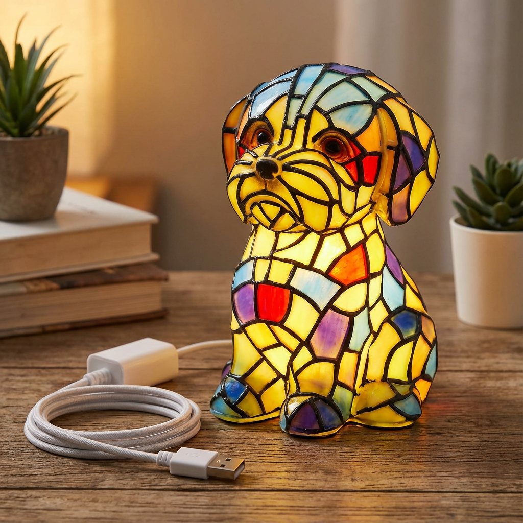Tischlampe Moderne Harzfigur Stimmungslicht Wohnkultur