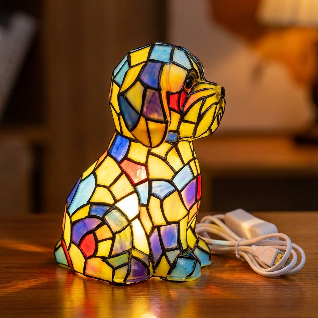 Tischlampe Moderne Harzfigur Stimmungslicht Wohnkultur