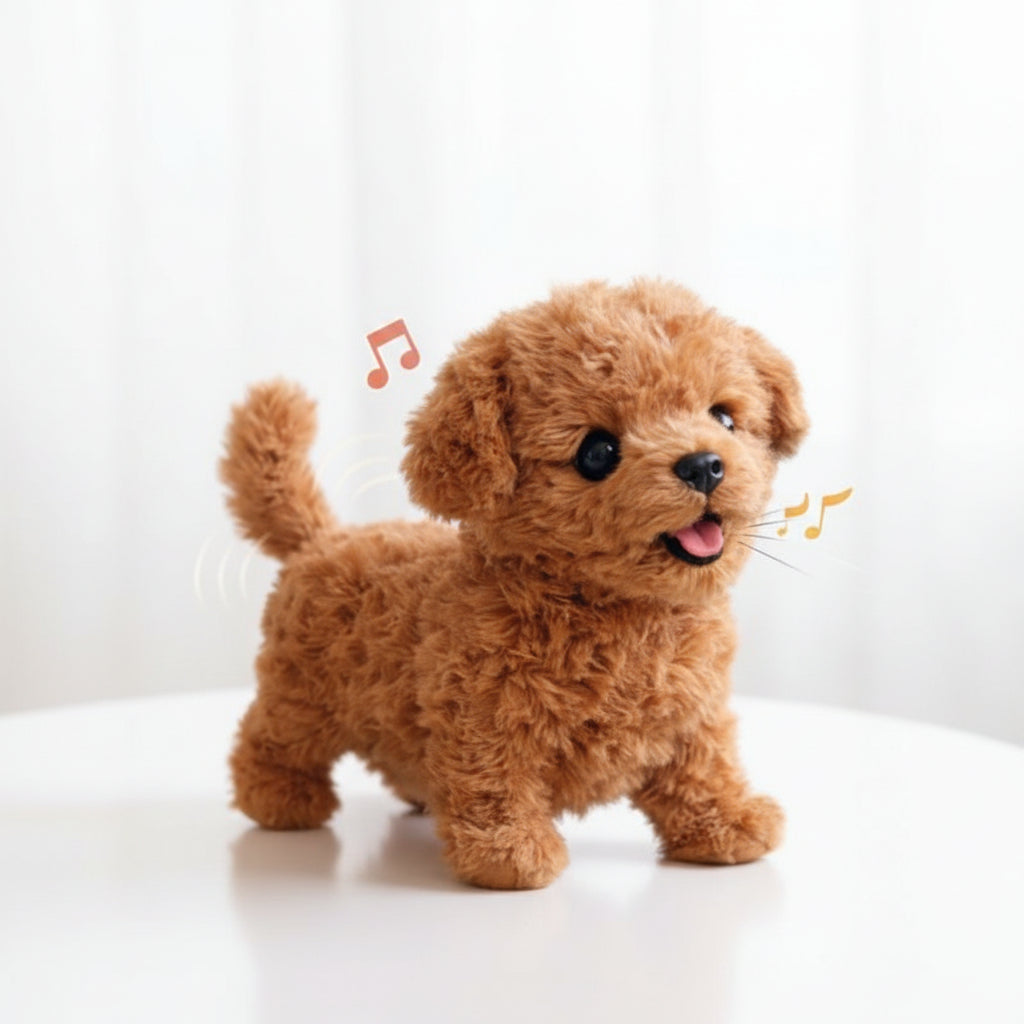 Plüschtier Hund Interaktiv Laufend Bellend Weich