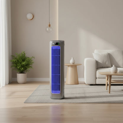 Ventilatore Torre Portatile Silenzioso Desktop Aria Raffrescante
